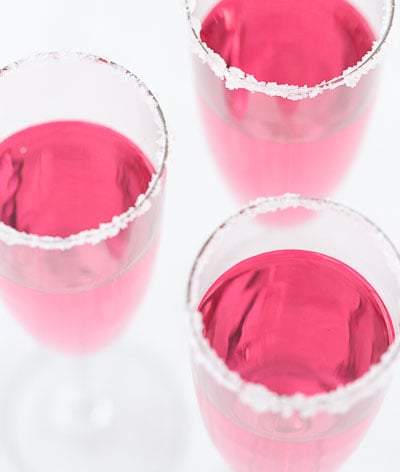 Glas med sockerkant