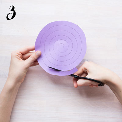 Spiralgirlang - Steg 3