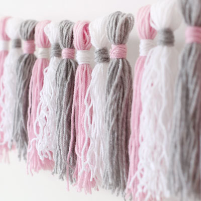 Tassels som girlang
