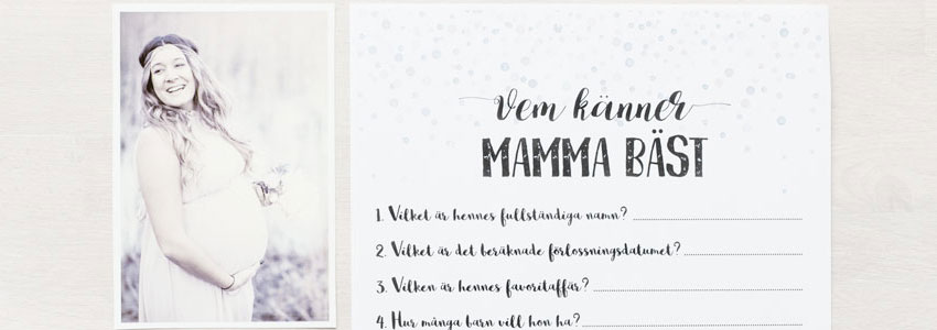 Frågesport om mamman