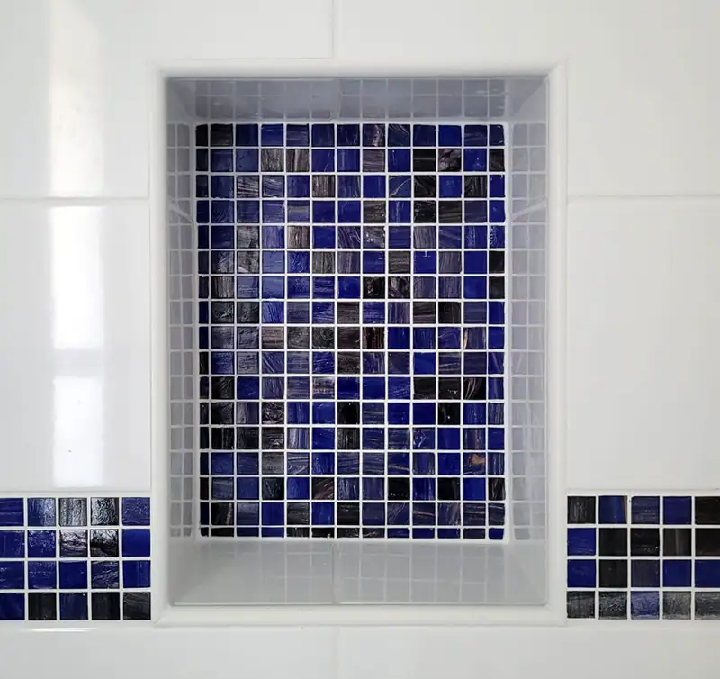 Mosaik badrumsrenovering Norrtälje
