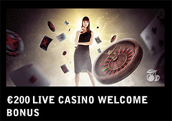 Willkommensbonus für das Live-Casino von 200 Euro