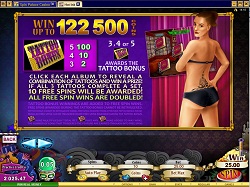 Hot Ink Tattoo Bonus Game