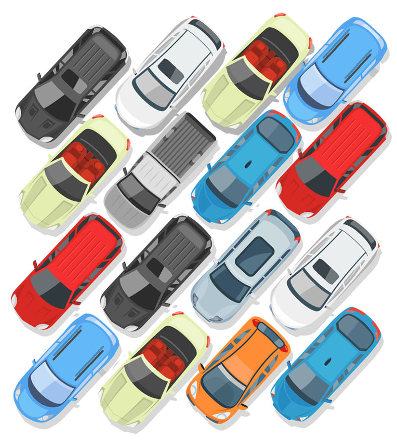 bilspect bilar i många varianter