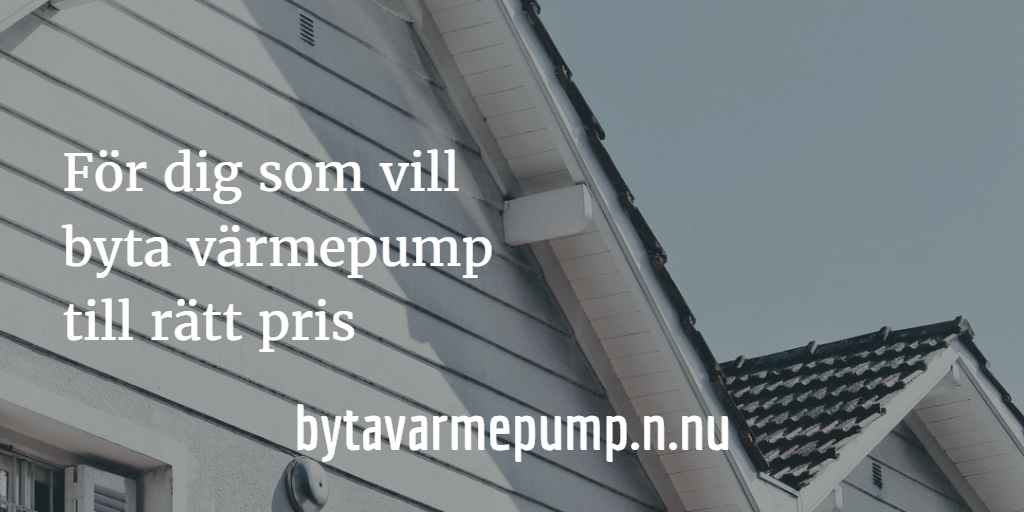 Kostnad Byta värmepump