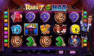 Rabbit in a hat slot