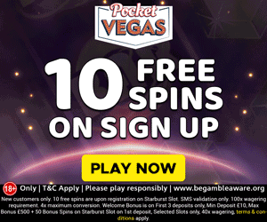 Play on Pocket Vegas Casino