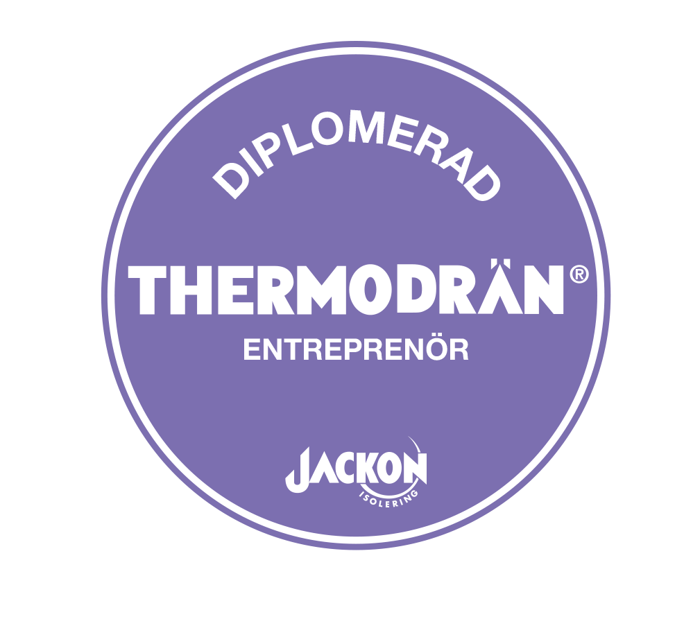 Vi är certifierade av dränering i Jönköping av märket Thermodrän.