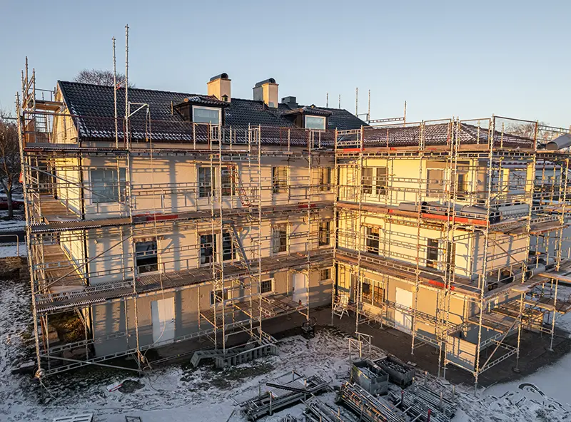 fasadmålning i Uppsala