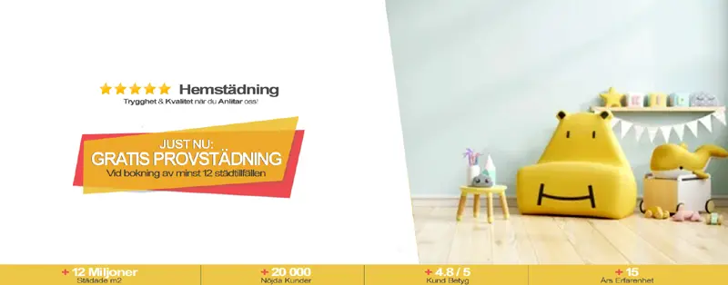 Hemstädning Kista header