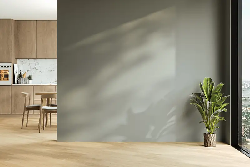 nyrenoverad lägenhet med gemensamt kök och vardagsrum i Stockholm