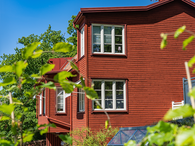färgprover och pensel målare nacka