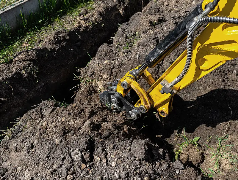 grävmaskin markarbeten Uppsala