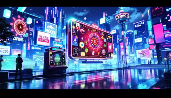 A selection of online casino games showcasing vibrant graphics and engaging gameplay.