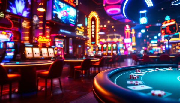 A collage of different online casinos showcasing their blackjack offerings.