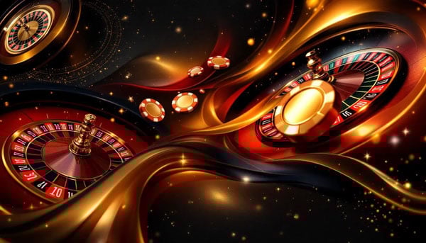A collage of the best roulette sites for online gaming.