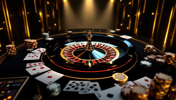 An infographic illustrating the evaluation criteria for online casinos.