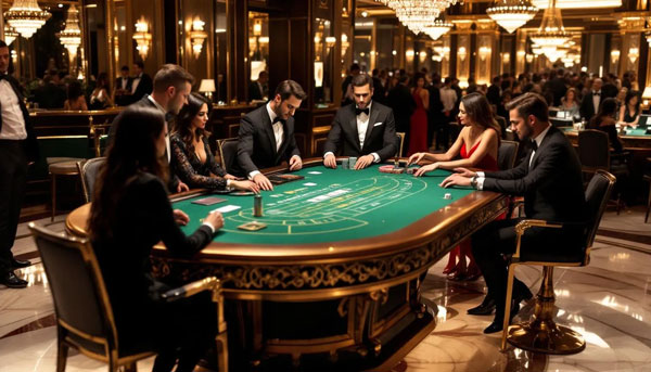 Experience of playing live baccarat in a real casino setting.
