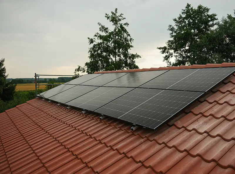 Solceller på tak