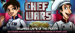 Chef Wars slot game for mobile and online casino players.