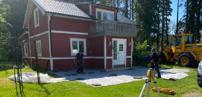 Huset innan altanbygget