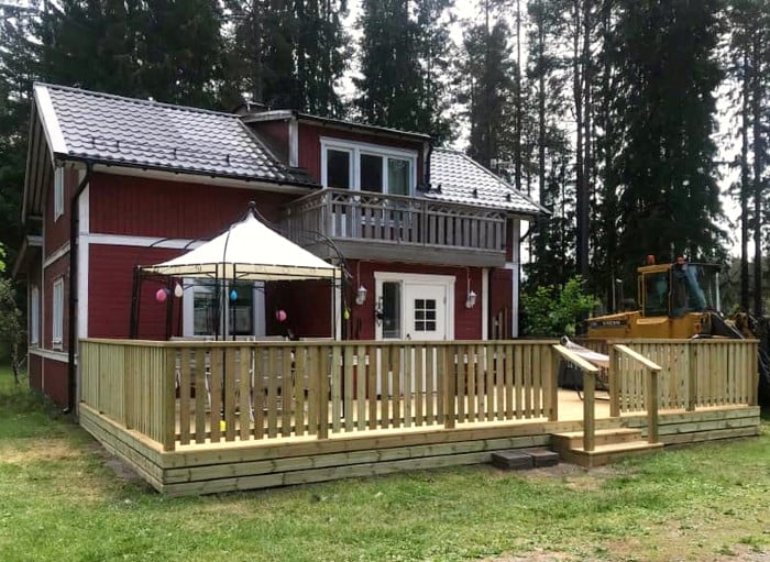 Huset efter altanbygget