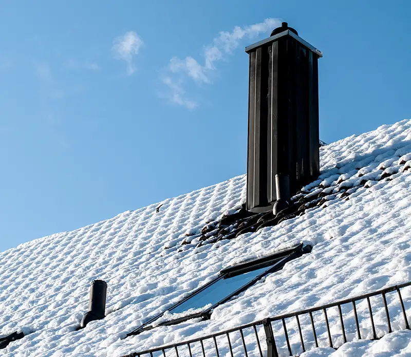 säker snöskottning