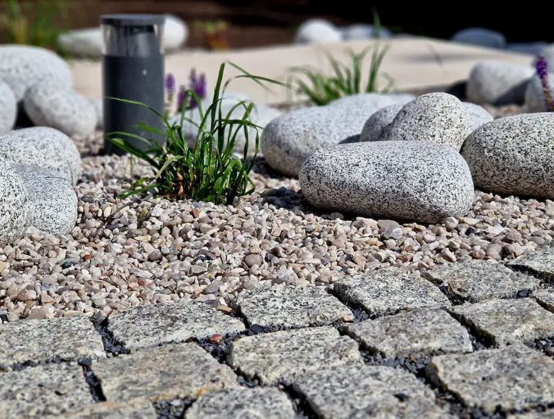 Markarbeten Stockholm stensättare i arbete