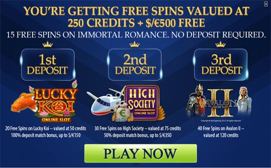 Euro Palace Free Spins Promotion