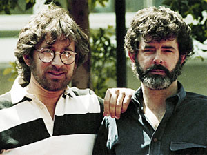 George Lucas and Steven Spielberg