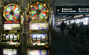 Slot machines at McCarran airport