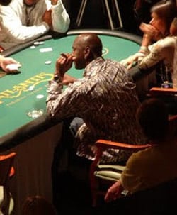 Michael Jordan gambling