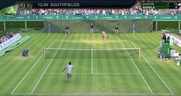 Playtech's virtual tennis game