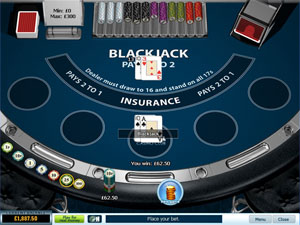 William Hill Blackjack game