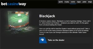 Betway blackjack