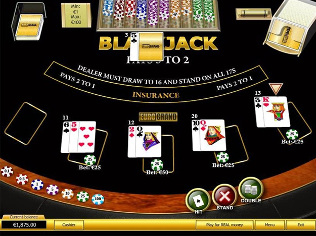 eurogrand blackjack