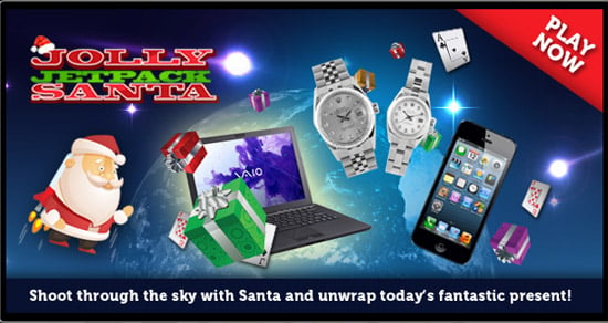 Jolly Jetpack Santa Promotion