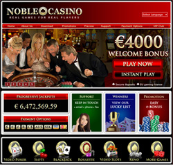 Noble Casino Screenshot