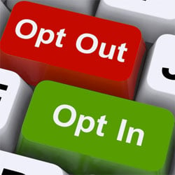 opt out