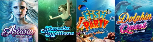 Aquatic themed online slots
