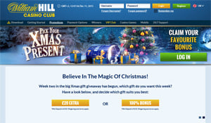 William Hill Casino Club Christmas Promotion